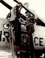 Barbara Taylor boards a Royal Air Force plane for an exhilarating newspaper feature