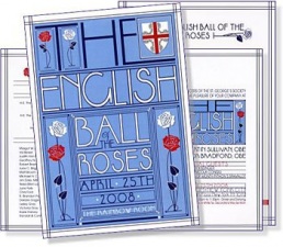Program cover for the 2008 English Ball of the Roses